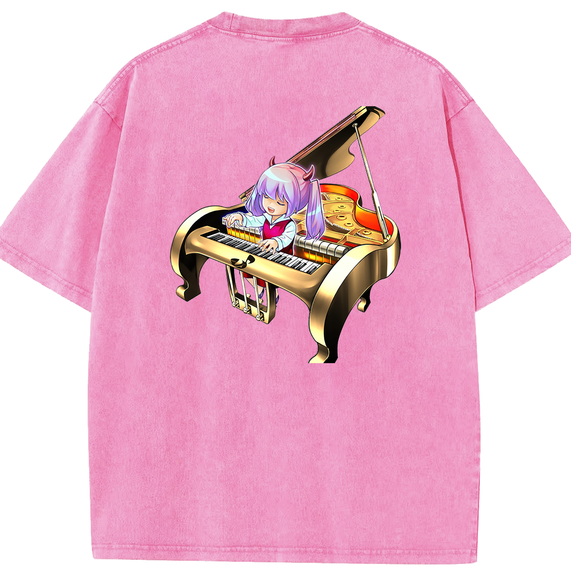 （画像用） 遊☆戯☆王 Yu-Gi-Oh! 綿100% ヴィンテージ風 半袖Tシャツ（背面プリント）
